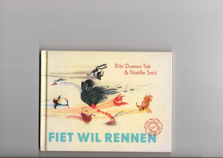 Bibi Dumon  Tak & Noëlle - Fiet wil rennen + DVD, Boeken, Prentenboeken en Plaatjesalbums, Zo goed als nieuw, Ophalen of Verzenden