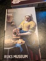 Het Melkmeisje Vermeer Puzzel - 1000 Stukjes, Ophalen of Verzenden, 500 t/m 1500 stukjes, Zo goed als nieuw, Legpuzzel