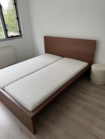 Malm bed 160x200 incl. lattenbodems en matrassen