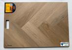 Visgraat Plak Pvc Knoke Natuur Toplaag 0,55 €24,95m2, Visgraat Plak Pvc vloeren Natuur eiken kleur Dry-back, 75 m² of meer, Nieuw
