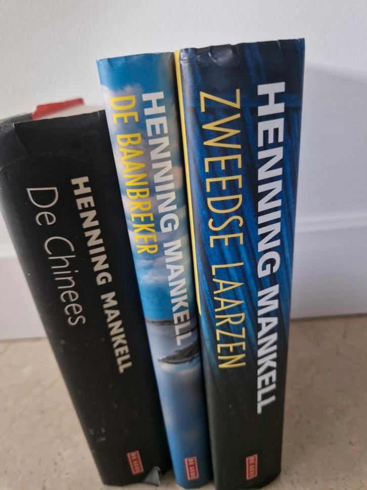 Henning Mankell - 3 Hardcover Boeken Set, Boeken, Thrillers, Ophalen of Verzenden