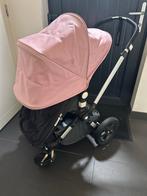 Bugaboo Cameleon 3 Denim Roze + Accessoires, Gebruikt, Bugaboo, Verstelbare duwstang, Ophalen