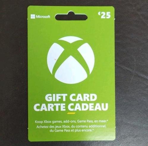 XBOX Gift Card €25, Spelcomputers en Games, Games | Xbox Series X en S, Nieuw, Verzenden