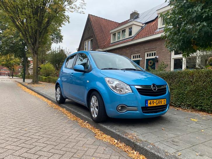 Opel Agila|1.2|16V|2008|Blauw|nieuwe APK| Airco|24nov besch., Auto's, Opel, Particulier, Agila, ABS, Airbags, Airconditioning