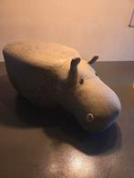 Groene Neushoorn Krukje - Leer, Ophalen, Minder dan 50 cm, Gebruikt, Overige vormen