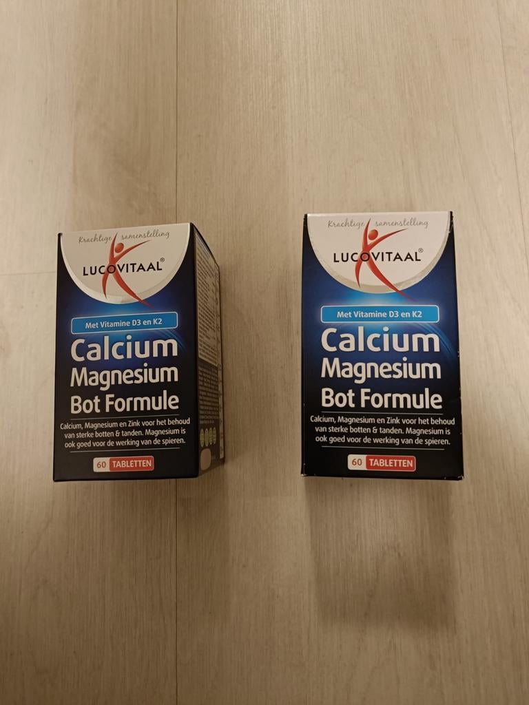 2x Lucovitaal Calcium Magnesium Bot Formule Nieuw, Ophalen of Verzenden, Nieuw, Overige typen