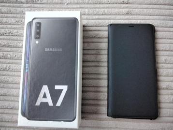Samsung Galaxy A 7 (A70) zwart beschikbaar voor biedingen