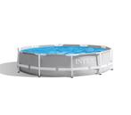Intex prism opzet zwembad 306x76 met veel toebehoren, Ophalen, Gebruikt, Minder dan 80 cm, Rond