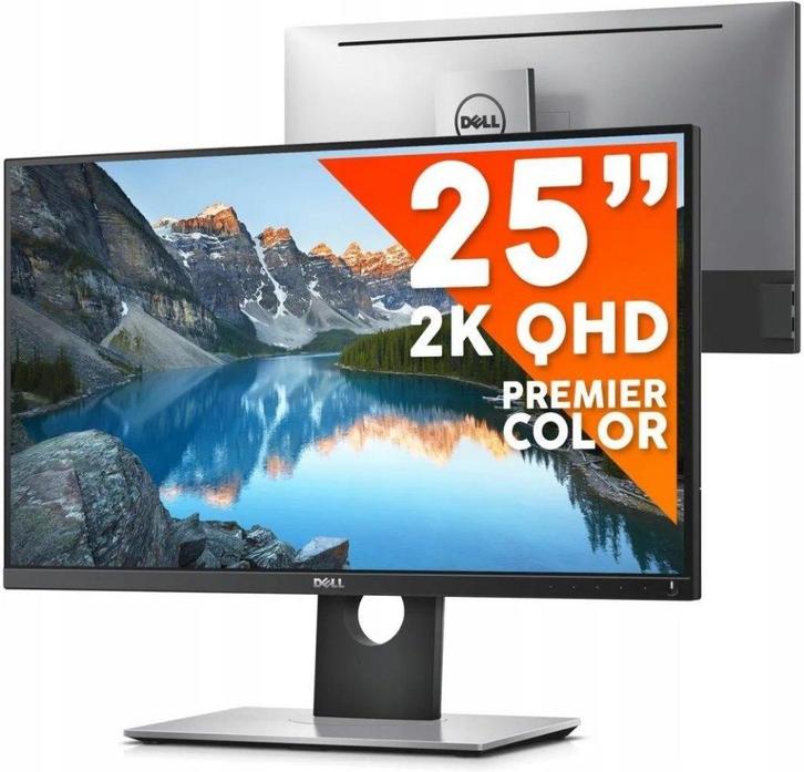 Dell UP2516D 25” Quad HD monitor & Dell USB Soundbar AC511, Computers en Software, Monitoren, Zo goed als nieuw, 60 Hz of minder