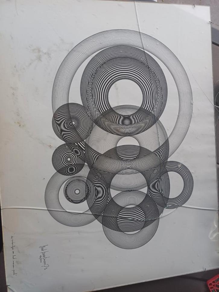Hendrik Baartman Zeefdruk, Antiek en Kunst, Kunst | Litho's en Zeefdrukken, Ophalen of Verzenden