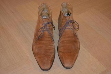 Magnanni brown suede chukka laarzen veterschoenen SIZE 43 beschikbaar voor biedingen