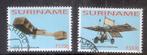 Suriname Rep.Nr 1224/1225 Gestempeld., Ophalen of Verzenden, Gestempeld