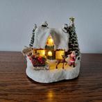 kerstdorp huisje santa’s workshop met verlichting, Ophalen of Verzenden