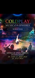 Te koop 4 Platinum tickets Coldplay Düsseldorf 21 juli 2024