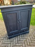 Zwart kastje - Oosterbeek, Huis en Inrichting, Kasten | Buffetkasten, Ophalen, Overige materialen, Gebruikt, 100 tot 150 cm