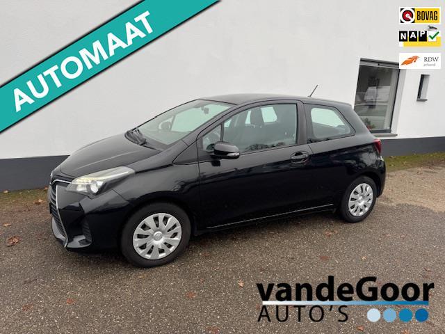 Toyota Yaris 1.3 VVT-i Aspiration, '15 aut., camera, airco,, Auto's, Toyota, Bedrijf, Te koop, Yaris, ABS, Achteruitrijcamera