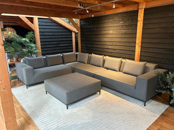 Max & Luuk Loungeset West | Showmodel, Tuin en Terras, Tuinsets en Loungesets, Zo goed als nieuw, Loungeset, Textileen, Bank, Bijzettafel