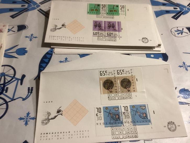 No6311 Afwijkend E234 paren met hoekstuk 1111 Heb ook van, Postzegels en Munten, Postzegels | Eerstedagenveloppen, Onbeschreven