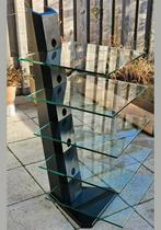 Prachtig glazen hifi rek, Ophalen of Verzenden, Zo goed als nieuw