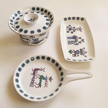 Vintage Figgjo Flint Norway "Menu", jaren 60 beschikbaar voor biedingen