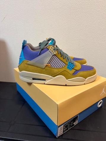 Air Jordan 4 Union Desert Moss | Maat 45 | Nieuw beschikbaar voor biedingen