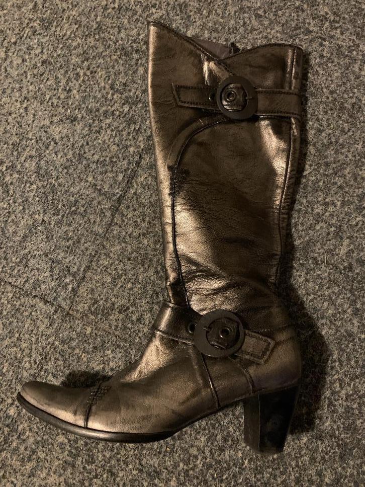 Dames laars Spiral maat 36 ECHT LEDER, Kleding | Dames, Schoenen, Zo goed als nieuw, Hoge laarzen, Overige kleuren, Ophalen of Verzenden