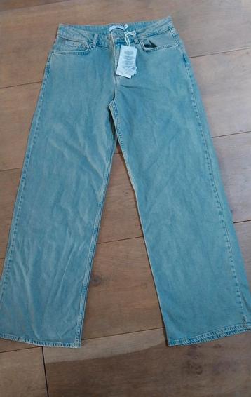 Na-kd spijkerbroek, low waist, wide leg, 38  vintage blue.
 beschikbaar voor biedingen