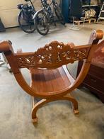 Indonesische houten stoel, Antiek en Kunst, Ophalen of Verzenden