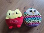 Knuffels: Uil en Poezenfrietjes, Ophalen of Verzenden, Zo goed als nieuw