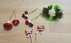 Vintage kerstdecoraties - voor kerststukjes, Diversen, Kerst, Ophalen of Verzenden, Zo goed als nieuw