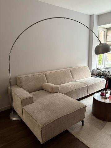 Verstelbare en dimbare Booglamp zilver / mat zilver