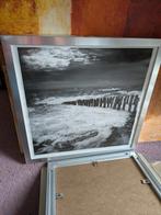 Fotolijst vierkant zilver, 50 tot 75 cm, Metaal of Aluminium, Ophalen of Verzenden, Zo goed als nieuw