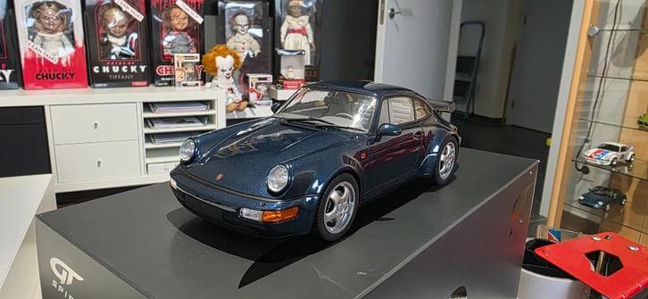 Porsche 911 964 TURBO S 3.3 COUPE 1/18 Gt-Spirit, Hobby en Vrije tijd, Modelauto's | 1:18, Zo goed als nieuw, Auto, Overige merken