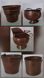 Bloempot Koper 5 stuks, Antiek en Kunst, Antiek | Koper en Brons, Ophalen of Verzenden, Koper