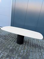 220 x 100 cm deens ovale licht eiken eettafel, Huis en Inrichting, Tafels | Eettafels, Ophalen, 100 tot 150 cm, 200 cm of meer