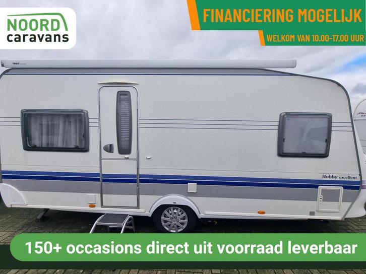 Hobby EXCELLENT 495 UFE VOORTENT + MOVER + CASS LUIFEL, Caravans en Kamperen, Caravans, Bedrijf, tot en met 4, 1000 - 1250 kg