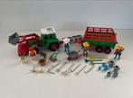 Playmobil Boerderij Tractor met Aanhanger en Figuren, Ophalen of Verzenden, Gebruikt, Jongen of Meisje