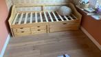 Bed met lades, 90 cm, Eenpersoons, Wit, Ophalen of Verzenden