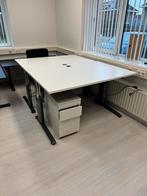 TE KOOP! 2 zit/zit bureau’s, Ophalen, In hoogte verstelbaar, Zo goed als nieuw