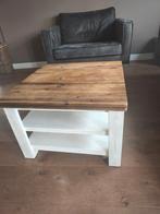 Houten Salontafel Vierkant Landelijk, Ophalen, Gebruikt, 50 tot 100 cm, Vierkant