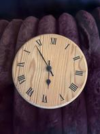 Ikea houten klok, Huis en Inrichting, Ophalen of Verzenden, Zo goed als nieuw, Wandklok