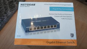 ProSAFE Unmanaged Switch - GS108GE - Desktop - 8 Gigabit Eth beschikbaar voor biedingen