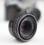 Carl Zeiss Jena Tessar 50mm f2.8 M42 (met Manual schakelaar), Ophalen of Verzenden