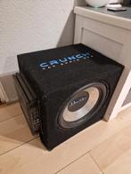 Crunch Subwoofer + Versterker - Auto Audio, Auto diversen, Autospeakers, Ophalen of Verzenden