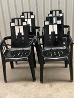 Pierre Paulin stoelen - 4 stuks, Huis en Inrichting, Stoelen, Ophalen, Kunststof, Gebruikt, Zwart