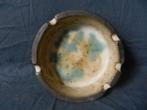 Polychroom aardewerk asbak decor, Hannie Mein d. 12,8 cm., Antiek en Kunst, Ophalen of Verzenden