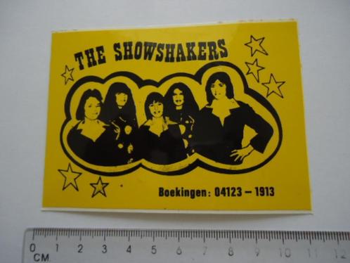 sticker oud The Showshakers berghem oss band orkest muziek, Verzamelen, Stickers, Zo goed als nieuw, Bedrijf of Vereniging, Verzenden