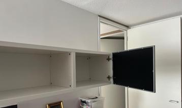 Ikea Besta bovenkast met glazen deuren