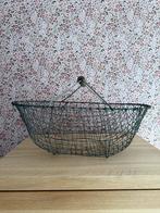 Vintage Franse draadmand / oogstmand, Overige materialen, Gebruikt, Mand, Ophalen of Verzenden