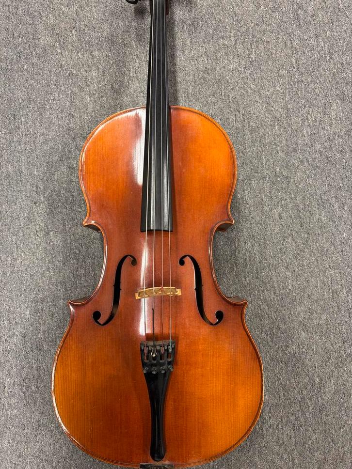 3/4 Studiecello met hoes, Muziek en Instrumenten, Strijkinstrumenten | Cello's, Gebruikt, 3/4-cello, Ophalen